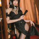 Tomoyo酱《碧蓝航线 镇海旗袍》主题写真：27张全套美图