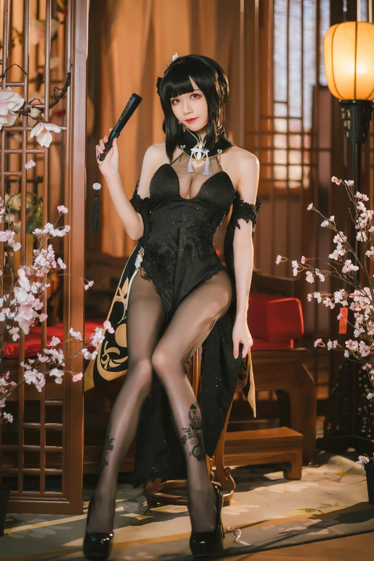 Tomoyo酱《碧蓝航线 镇海旗袍》主题写真：27张全套美图