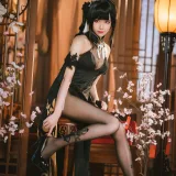 Tomoyo酱《碧蓝航线 镇海旗袍》主题写真：27张全套美图