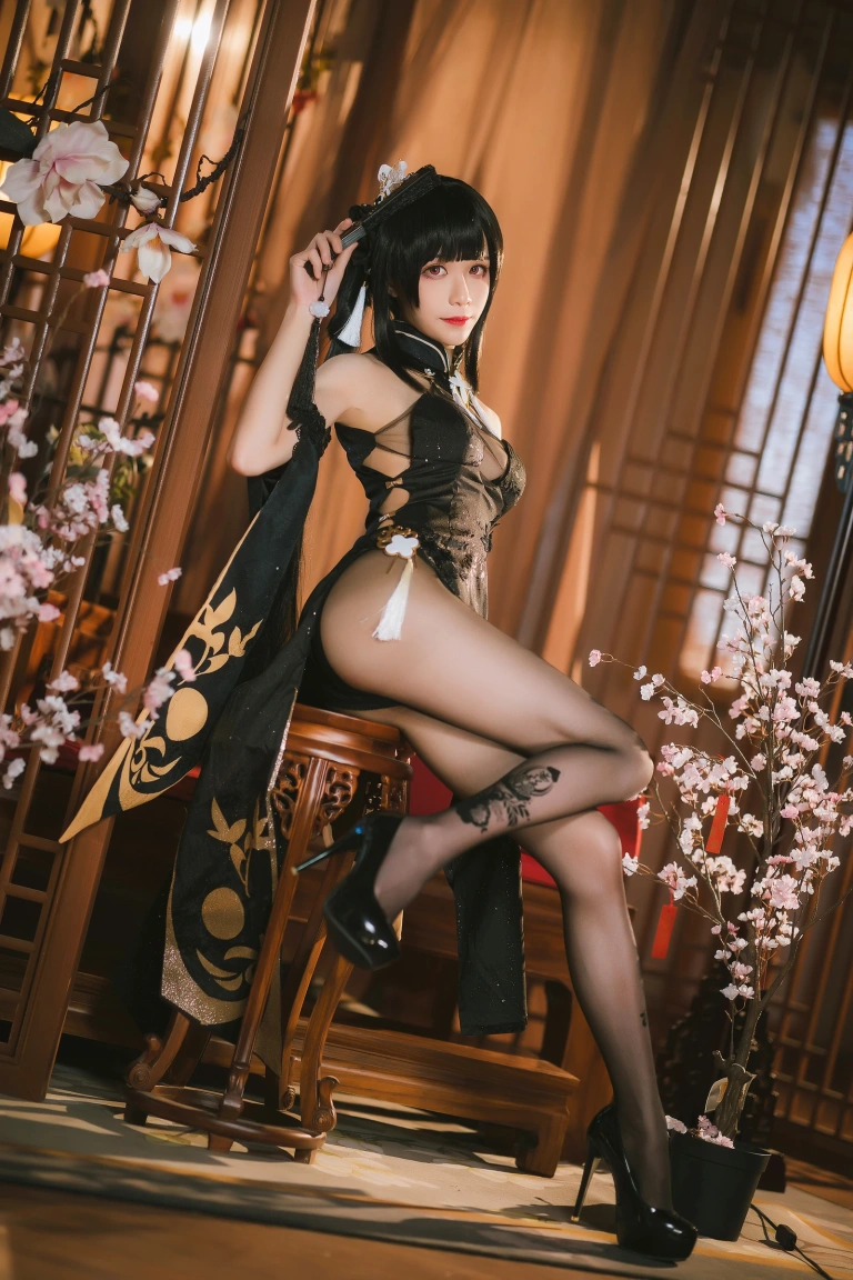 Tomoyo酱《碧蓝航线 镇海旗袍》主题写真：27张全套美图