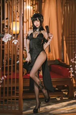 Tomoyo酱《碧蓝航线 镇海旗袍》主题写真：27张全套美图