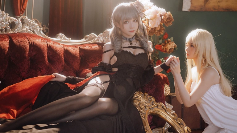 Tomoyo酱《碧蓝航线 吕佐夫礼服》主题写真：29张全套美图