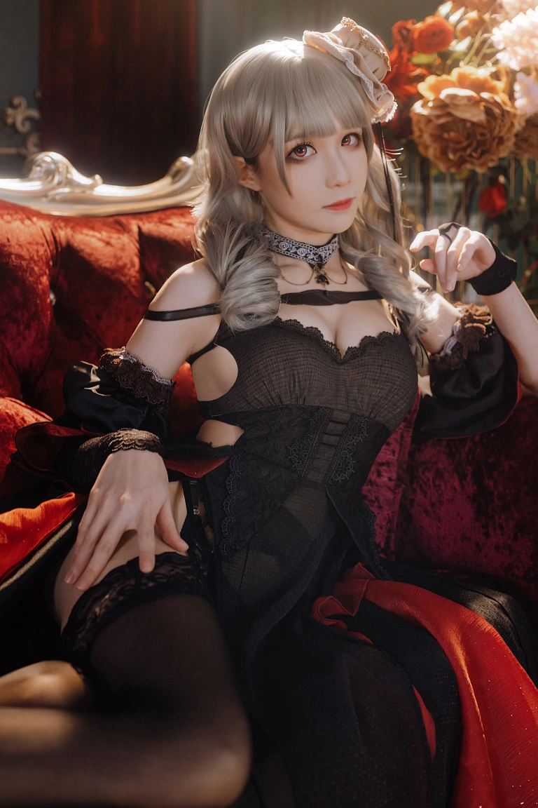 Tomoyo酱《碧蓝航线 吕佐夫礼服》主题写真：29张全套美图