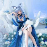 Tomoyo酱《碧蓝航线 信浓礼服》主题写真：22张全套美图