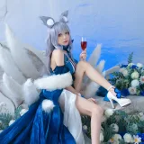 Tomoyo酱《碧蓝航线 信浓礼服》主题写真：22张全套美图