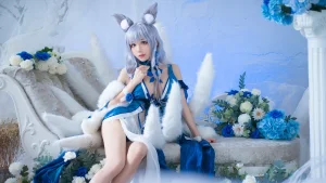 Tomoyo酱《碧蓝航线 信浓礼服》主题写真：22张全套美图