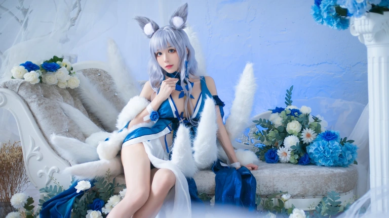 Tomoyo酱《碧蓝航线 信浓礼服》主题写真：22张全套美图