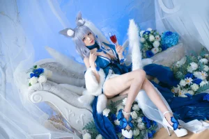 Tomoyo酱《碧蓝航线 信浓礼服》主题写真：22张全套美图