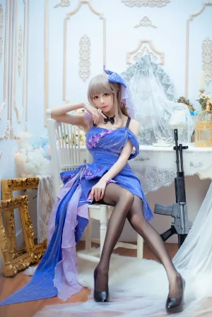 Tomoyo酱《少女前线 k2礼服》主题写真：30张全套美图
