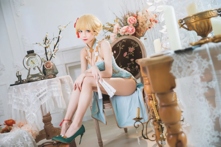 Tomoyo酱《G36旗袍》主题写真：30张全套美图