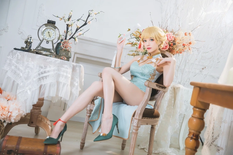 Tomoyo酱《G36旗袍》主题写真：30张全套美图