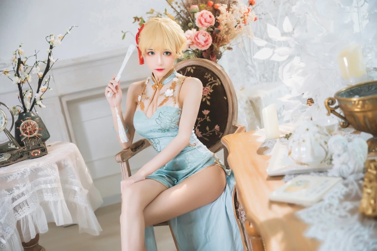 Tomoyo酱《G36旗袍》主题写真：30张全套美图