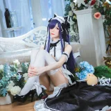 Tomoyo酱《碧蓝 奥古斯特女仆》主题写真：27张全套美图