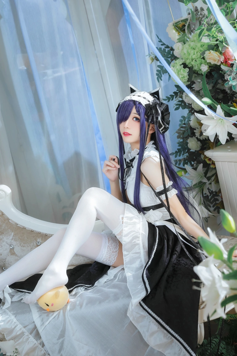 Tomoyo酱《碧蓝 奥古斯特女仆》主题写真：27张全套美图