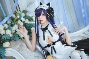Tomoyo酱《碧蓝 奥古斯特女仆》主题写真：27张全套美图