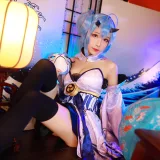 Tomoyo酱《碧蓝 柏》主题写真：18张全套美图