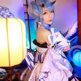 Tomoyo酱《碧蓝 柏》主题写真：18张全套美图