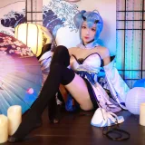 Tomoyo酱《碧蓝 柏》主题写真：18张全套美图