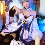 Tomoyo酱《碧蓝 柏》主题写真：18张全套美图