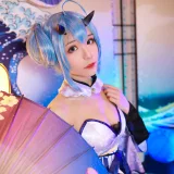 Tomoyo酱《碧蓝 柏》主题写真：18张全套美图