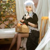 Tomoyo酱《碧蓝 赫敏女仆》主题写真：23张全套美图