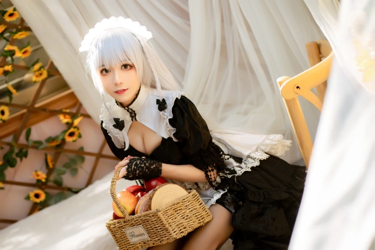 Tomoyo酱《碧蓝 赫敏女仆》主题写真：23张全套美图