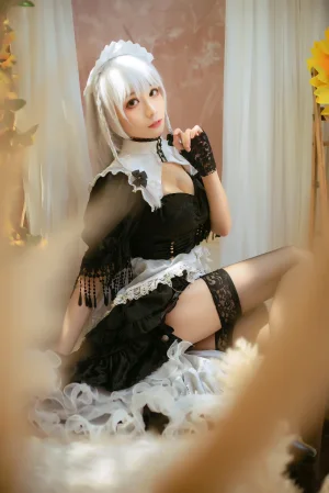 Tomoyo酱《碧蓝 赫敏女仆》主题写真：23张全套美图