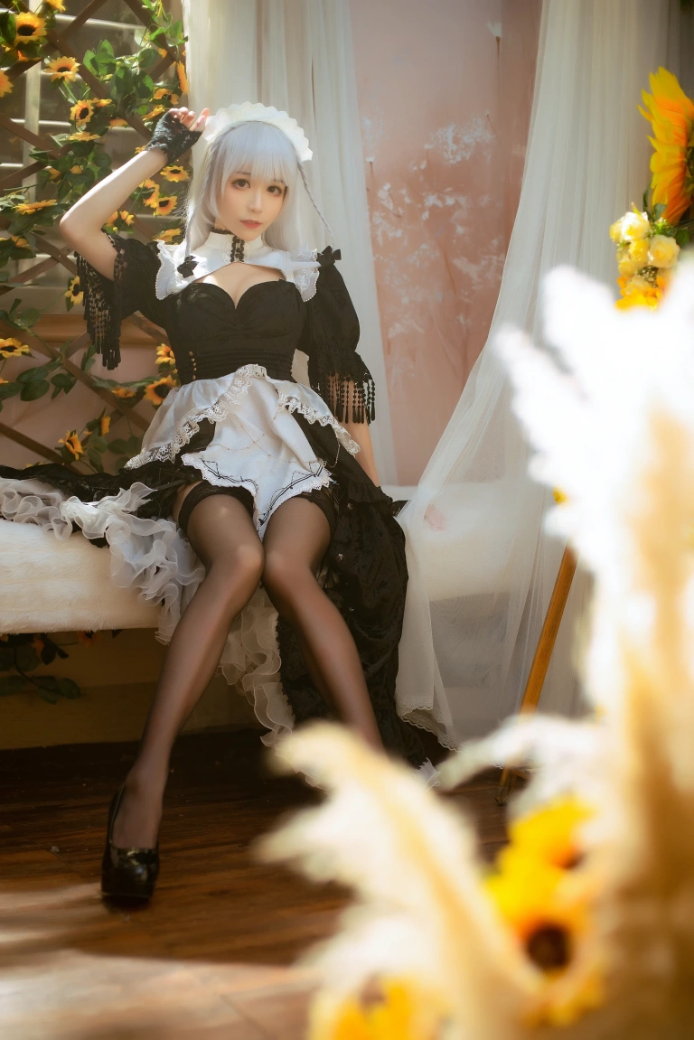 Tomoyo酱《碧蓝 赫敏女仆》主题写真：23张全套美图