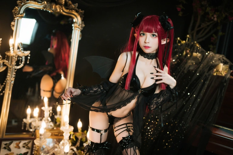 Tomoyo酱《更衣人偶 利兹恶魔2》主题写真：26张全套美图