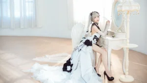 Tomoyo酱《碧蓝航线 可畏礼服》主题写真：54张全套美图