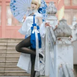 封疆疆v《saber 旗袍》主题写真：34张全套美图