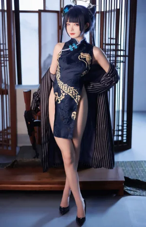 封疆疆v《碧蓝档案 妃咲》主题写真：34张全套美图