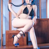 封疆疆v《碧蓝档案 妃咲 泳装》主题写真：30张全套美图