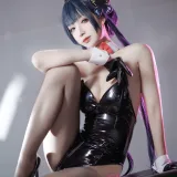 封疆疆v《碧蓝档案 妃咲 兔女郎》主题写真：30张全套美图