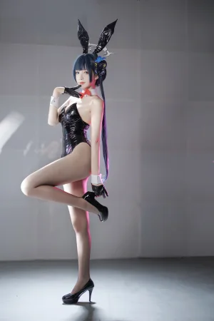 封疆疆v《碧蓝档案 妃咲 兔女郎》主题写真：30张全套美图