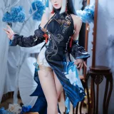 封疆疆v《申鹤海灯节》主题写真：40张全套美图