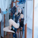封疆疆v《申鹤海灯节》主题写真：40张全套美图