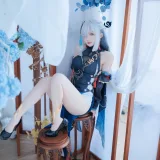 封疆疆v《申鹤海灯节》主题写真：40张全套美图