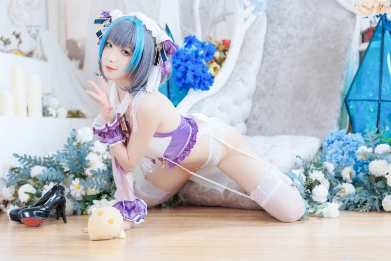 封疆疆v《柴郡》主题写真：38张全套美图