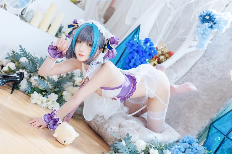 封疆疆v《柴郡》主题写真：38张全套美图