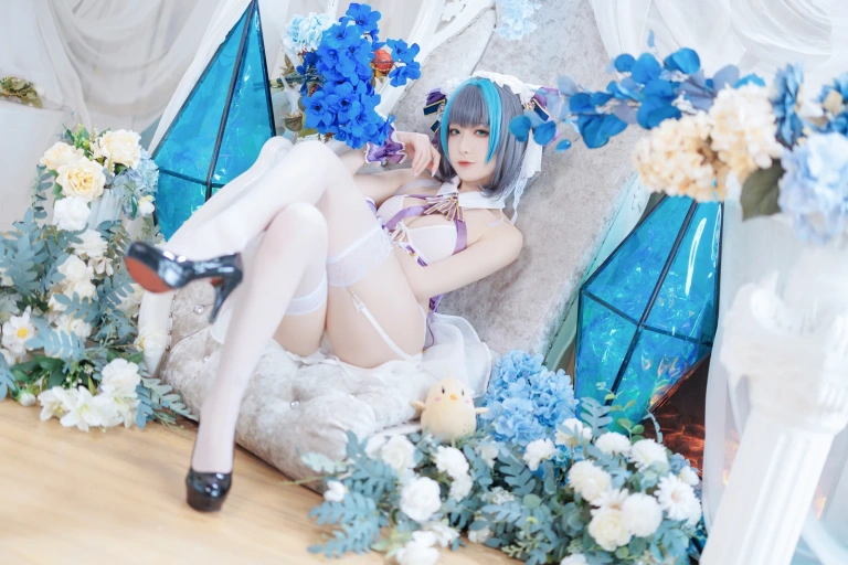 封疆疆v《柴郡》主题写真：38张全套美图