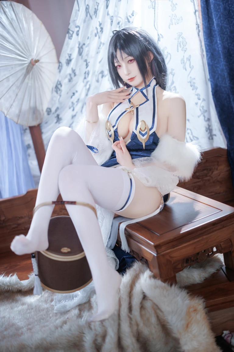 封疆疆v《定安旗袍》主题写真：37张全套美图