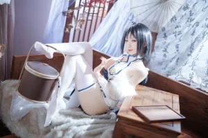 封疆疆v《定安旗袍》主题写真：37张全套美图