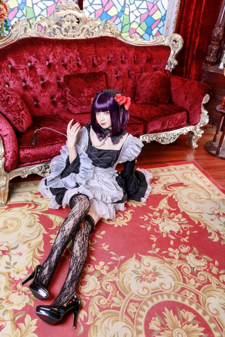 封疆疆v《黑江雫》主题写真：41张全套美图