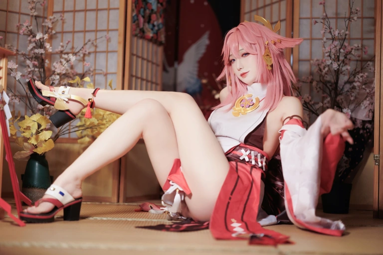 封疆疆v《八重神子公式ver》主题写真：40张全套美图