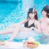 封疆疆v《能代x酒匂泳装（&祖木子）》主题写真：43张全套美图