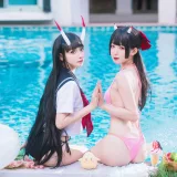 封疆疆v《能代x酒匂泳装（&祖木子）》主题写真：43张全套美图