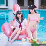 封疆疆v《能代x酒匂泳装（&祖木子）》主题写真：43张全套美图