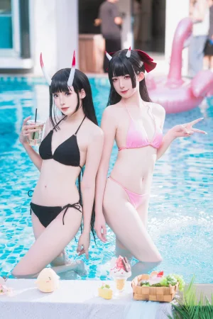 封疆疆v《能代x酒匂泳装（&祖木子）》主题写真：43张全套美图