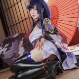封疆疆v《雷电将军》主题写真：33张全套美图